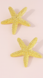Starfish Earrings - Gold